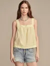 Lucky Brand Women's Hemp Lace Cami Top In Multi