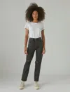 Lucky Brand Women's High Rise Drew Mom In Grey