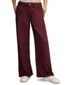 Lucky Brand Women's High-rise Palazzo Pants In Burgundy