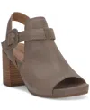 LUCKY BRAND WOMEN'S JULIANE CUTOUT SLINGBACK BLOCK HEEL SANDALS