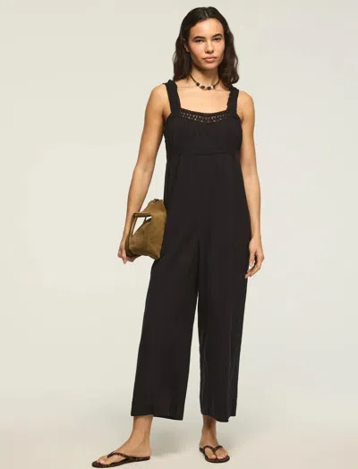 Lucky Brand Women's Lace Jumpsuit In Black