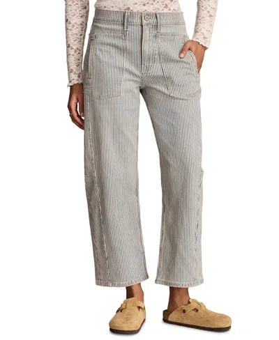 Lucky Brand Legend Barrel Leg Jeans In Gray
