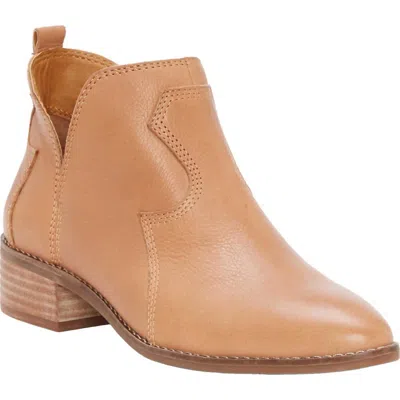 Lucky Brand Women's Leymon Ankle Boots In Latte Nature In Brown