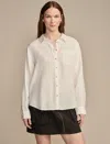Lucky Brand Women's Linen Prep Button-front Shirt In White