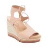 Lucky Brand Women's Lk Yejida 2 Espadrille Wedges In Maple Sugar In Beige