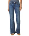 Lucky Brand Women's Low Rise Flap-pocket Flared Jeans In Lightyear