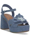 LUCKY BRAND WOMEN'S MARRIKA BLOCK-HEEL PLATFORM DRESS SANDALS