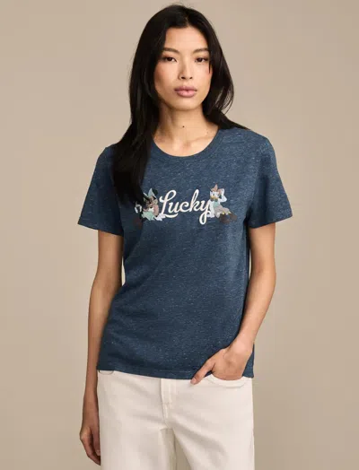 Lucky Brand Women's Mickey & Friends Minnie Tee In Blue