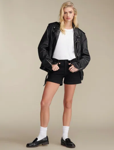 Lucky Brand Women's Mid Rise Ava Short In Black