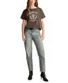 Lucky Brand Women's Mid Rise Boy In Laurel Canyon Wash