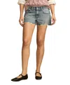 Lucky Brand Women's Lucky Legend Highest Quality 90s Midi Short In Flirt Alert Wash