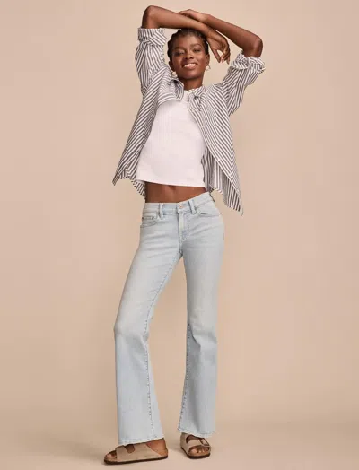Lucky Brand Women's Mid Rise Sweet Flare In Gray