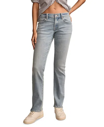 LUCKY BRAND WOMEN'S MID-RISE SWEET STRAIGHT-LEG DENIM JEANS