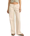 Lucky Brand Women's Mid-rise Wide Leg Jeans In White Lies Wash