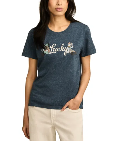 Lucky Brand Women's Minnie & Daisy T-shirt In Blue