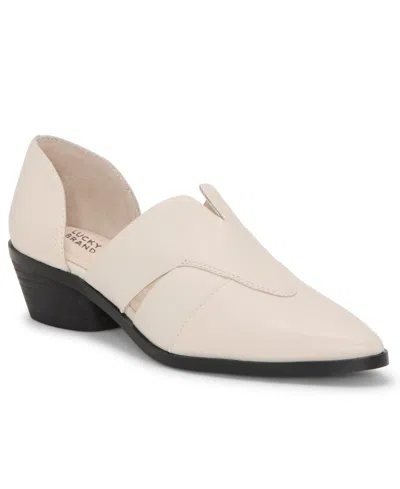 Lucky Brand Women's Minnsy Cutout Low-heel Shooties In Neutral
