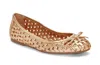 Lucky Brand Women Mogeni Flats Shoes In Platino Metallic