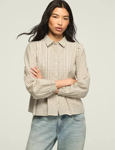 Lucky Brand Women's Novelty Pintuck Blouse In Multi