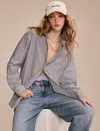 Lucky Brand Women's Oversized Button Back Top