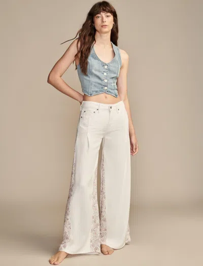 Lucky Brand Women's Palazzo In White