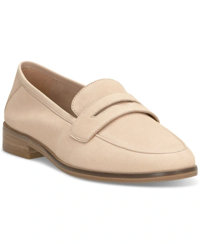 Lucky Brand Women's Parmin Flat Penny Loafers In Cannellini Leather