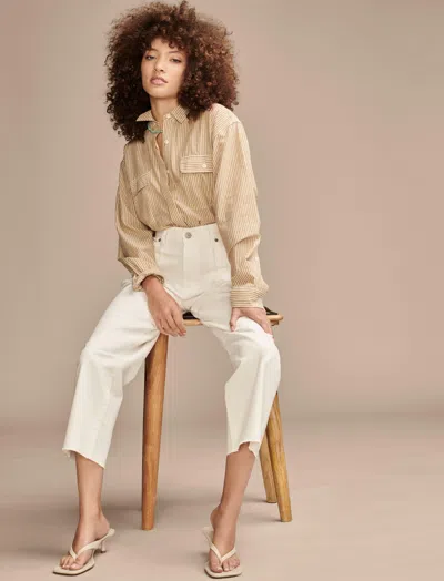 LUCKY BRAND WOMEN'S PATCH POCKET HIGH RISE WIDE LEG