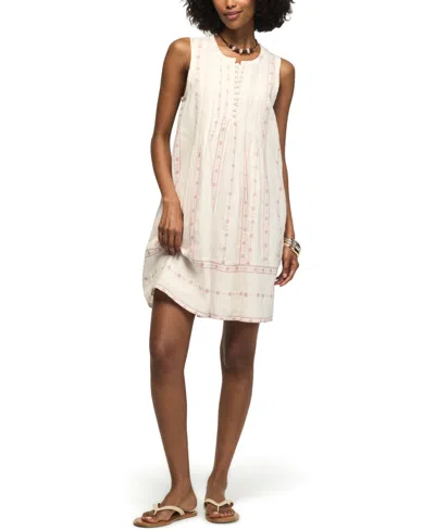 Lucky Brand Women's Pintuck Sleeveless Mini Dress In Multi