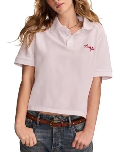 Lucky Brand Women's Polo T-shirt In Bright White