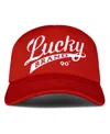 Lucky Brand Women's Print Trucker Cap In Red