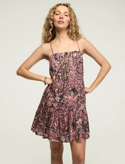 Lucky Brand Women's Printed Drop Waist Mini Day Dress In Multi