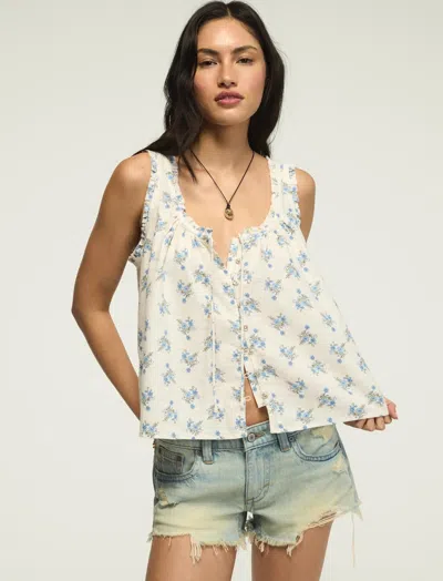Lucky Brand Print Swing Tank In Multi