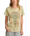 Lucky Brand Psychic Reading Cotton Graphic T-shirt In Sea Foam