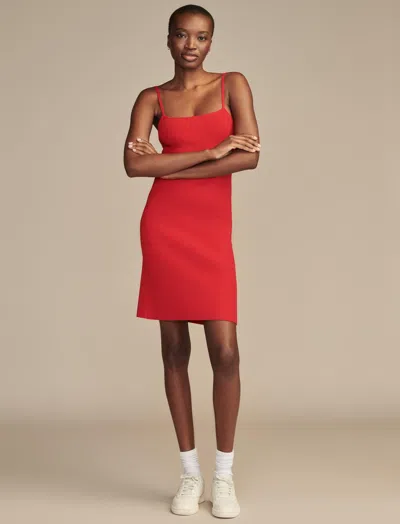 Lucky Brand Women's Rib Mini Dress In Red