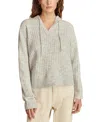 LUCKY BRAND WOMEN'S RIBBED KNIT HOODED SWEATER