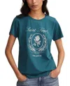 Lucky Brand Saint Tropez France Cotton Graphic T-shirt In Green