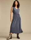 LUCKY BRAND WOMEN'S SANDWASH RUCHED DRESS