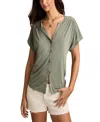 Lucky Brand Sandwash Button-up Shirt In Gold