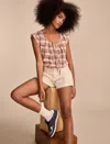 Lucky Brand Women's Sleeveless Button Down Blouse