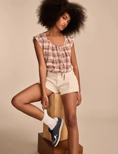 Lucky Brand Women's Sleeveless Button Down Blouse