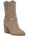 Lucky Brand Sogn Moto Bootie In Dune Suede