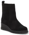 Lucky Brand Women's Sondruh Gore Wedge Booties In Black