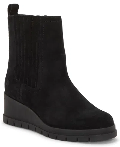 LUCKY BRAND WOMEN'S SONDRUH GORE WEDGE BOOTIES