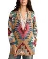 Lucky Brand Women's Southwest Shawl-collar Cotton Cardigan In Multi