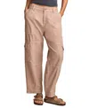 Lucky Brand Straight Leg Slub Cargo Pants In Etherea
