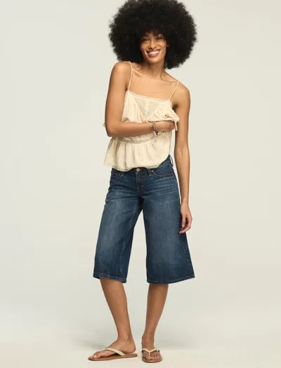 Lucky Brand Women's Super Low Rise Ultra Wide Culotte In Multi