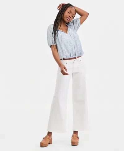 Lucky Brand Women's Sweet Mid-rise Wide-leg Jeans In Multi