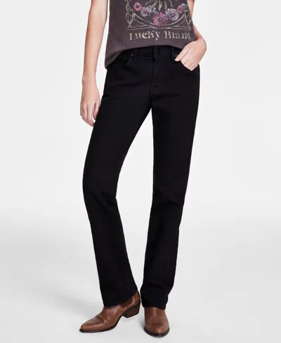 Lucky Brand Women's Sweet Straight Leg Jeans In Clean Black
