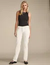 Lucky Brand Women's Mid Rise Sweet Straight Jeans In White