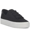 Lucky Brand Women's Talena Knit Lace-up Sneakers In Black Knit
