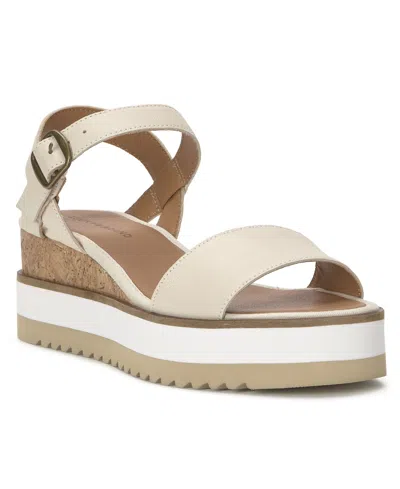 Lucky Brand Temay Platform Wedge Sandal In Multi